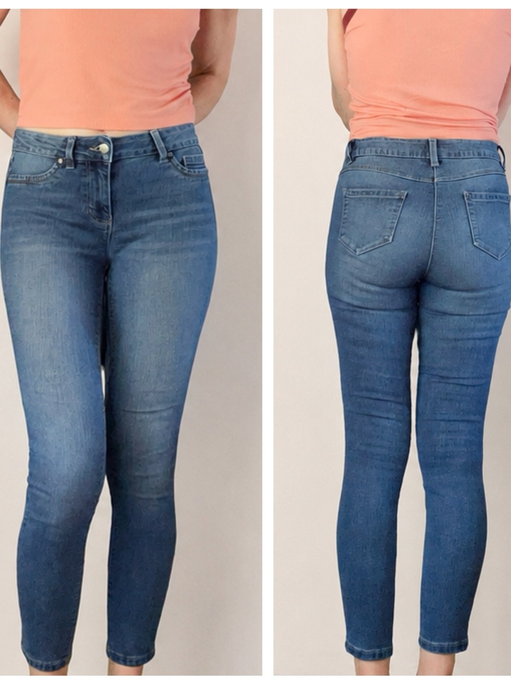 Vintage Y2K Blue Spice Blue Denim Skinny Stretch Jeans Size 3